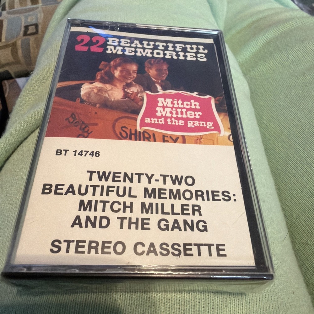 22 Beautiful Memories by Mitch Miller and the Gang Cassette (BT 14746) Vtg NEW